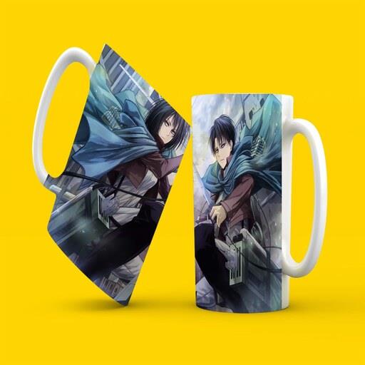 ماگ با طرح انیمه حمله به تایتان (Attack On Titan) کد 23